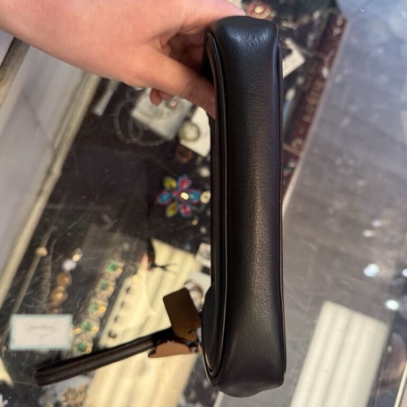 Disney x Coach Minnie Ears Clutch Wristlet in Black Glovetanned Leather - Picture 7 of 10